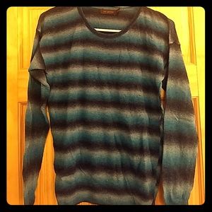The Limited blue and gray sweater